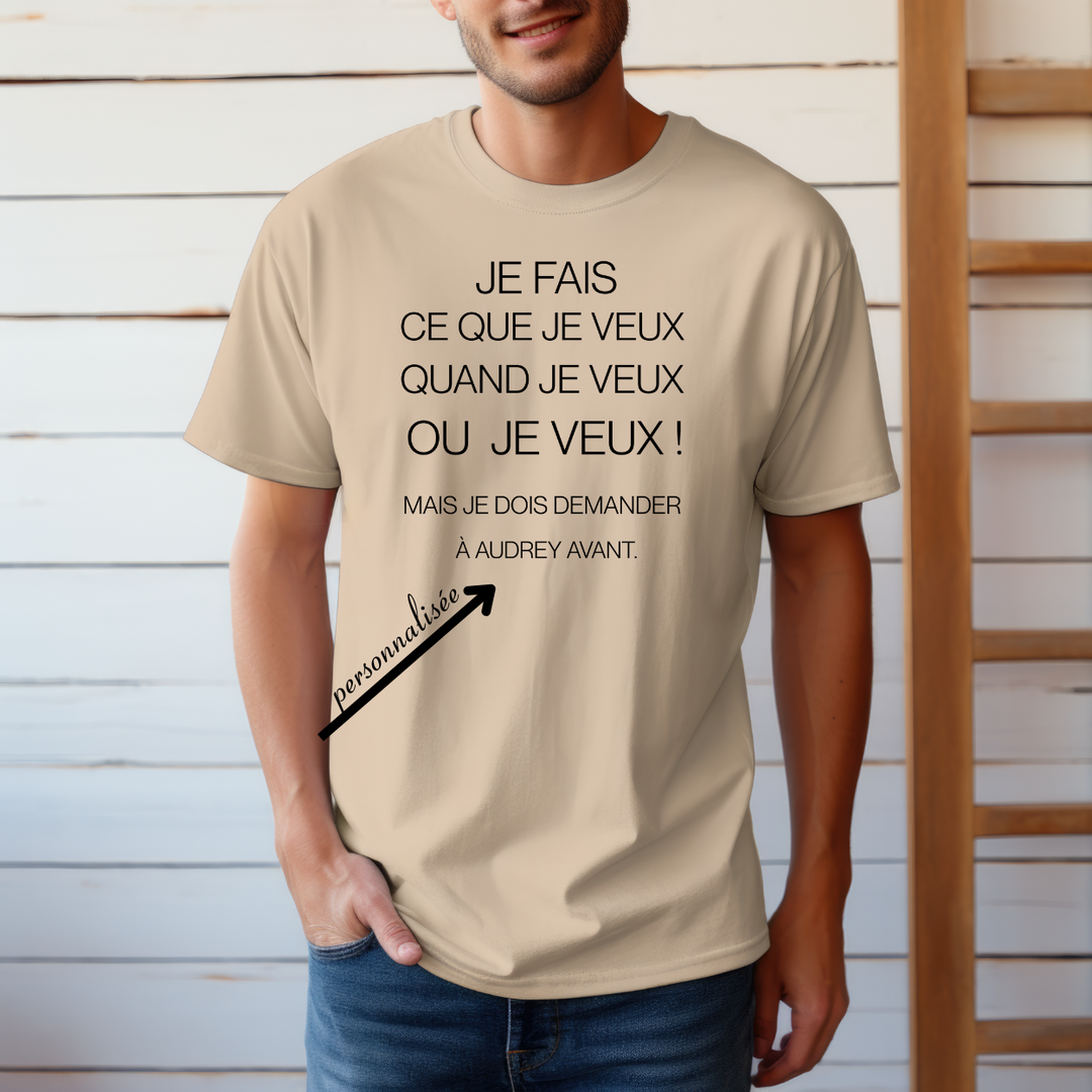 8-117  t-shirt adulte