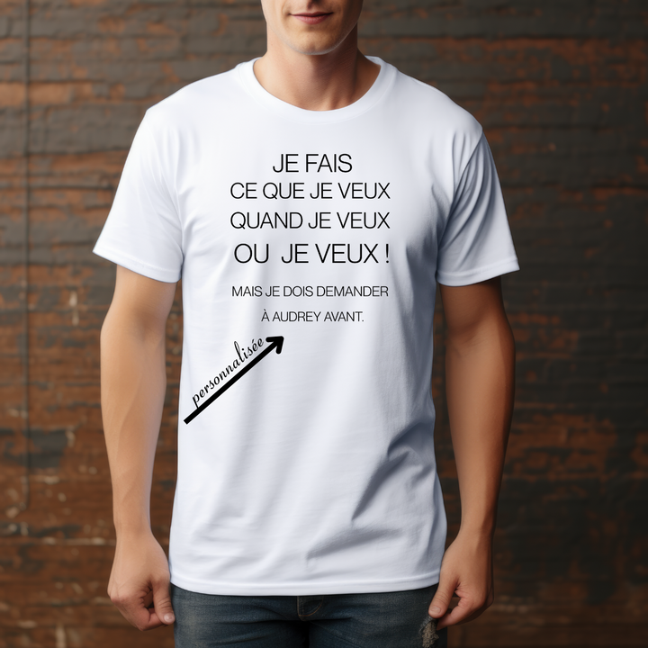 8-117  t-shirt adulte